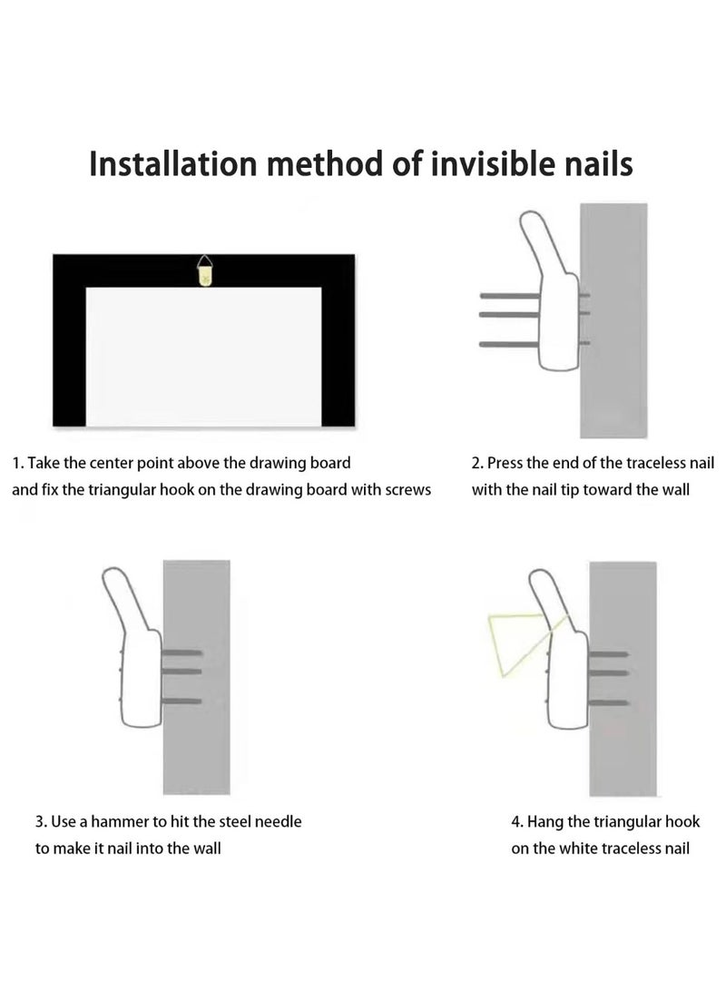 GuRiver Modern Wall Art Decoration Framed Triptych Set, Stylish Retro Decorative Painting, Punch-Free And Easy To Install, Suitable For Living Room, Bedroom, Study, Dining Room, Various Styles And Sizes - Image 5