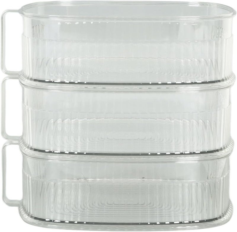 Transparent Dish Dust Cover,Dustproof Multi Layer Dish Cover Multifunctional Food Cover (3 Layers) - Image 1