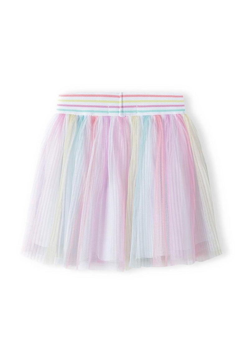 مينوتي تنورة توتو للبنات للأطفال بخصر مطاطي مخطط - Image 3