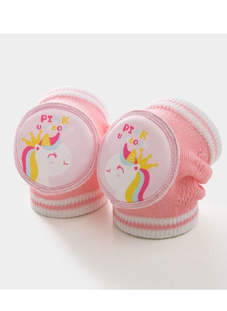 Bluejw Pair Of 2 Safety Crawling Ergonomically Designed Baby Cotton Knee Pads Kids  - Image 1
