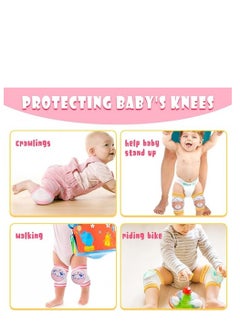 Bluejw Pair Of 2 Safety Crawling Ergonomically Designed Baby Cotton Knee Pads Kids  - Image 3