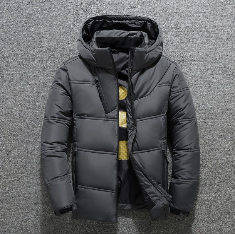 Down Jacket Men'S Short Men'S Casual Outdoor Winter Thickened Warm Jacket Men'S Spot Quick Hair - Image 1