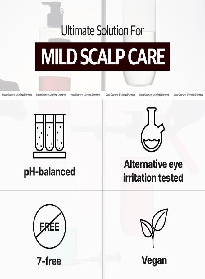 RYO Deep Cleansing Shampoo with Korean Ginseng & Caffeine - Cooling and Refreshing for Oily Scalp, Hair Loss Care, Anti-Dandruff, Sebum Control, 16 Fl Oz. - Image 4