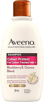 Aveeno شامبو أفيينو لحماية اللون مع التوت الأسود والكينوا لتهدئة فروة الرأس للشعر المعالج بالألوان 300 مل - Image 1