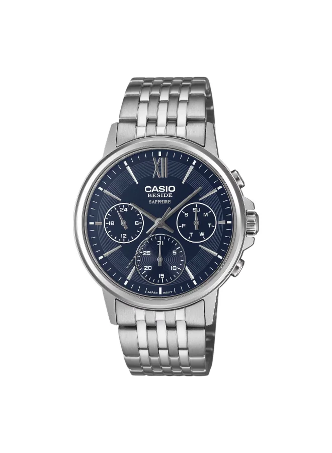 Casio Casio Men's Analog Blue Dial Watch - BMS-300D-2AVDF