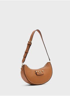GUESS Nastra Top Zip Shoulder Bag  - Image 4