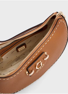 GUESS Nastra Top Zip Shoulder Bag  - Image 5