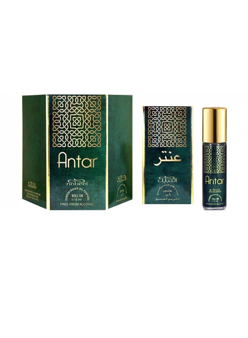 Nabeel 2 Pcs Nabeel Antar Alcohol Free Roll On Oil Perfume 6ML - Image 2