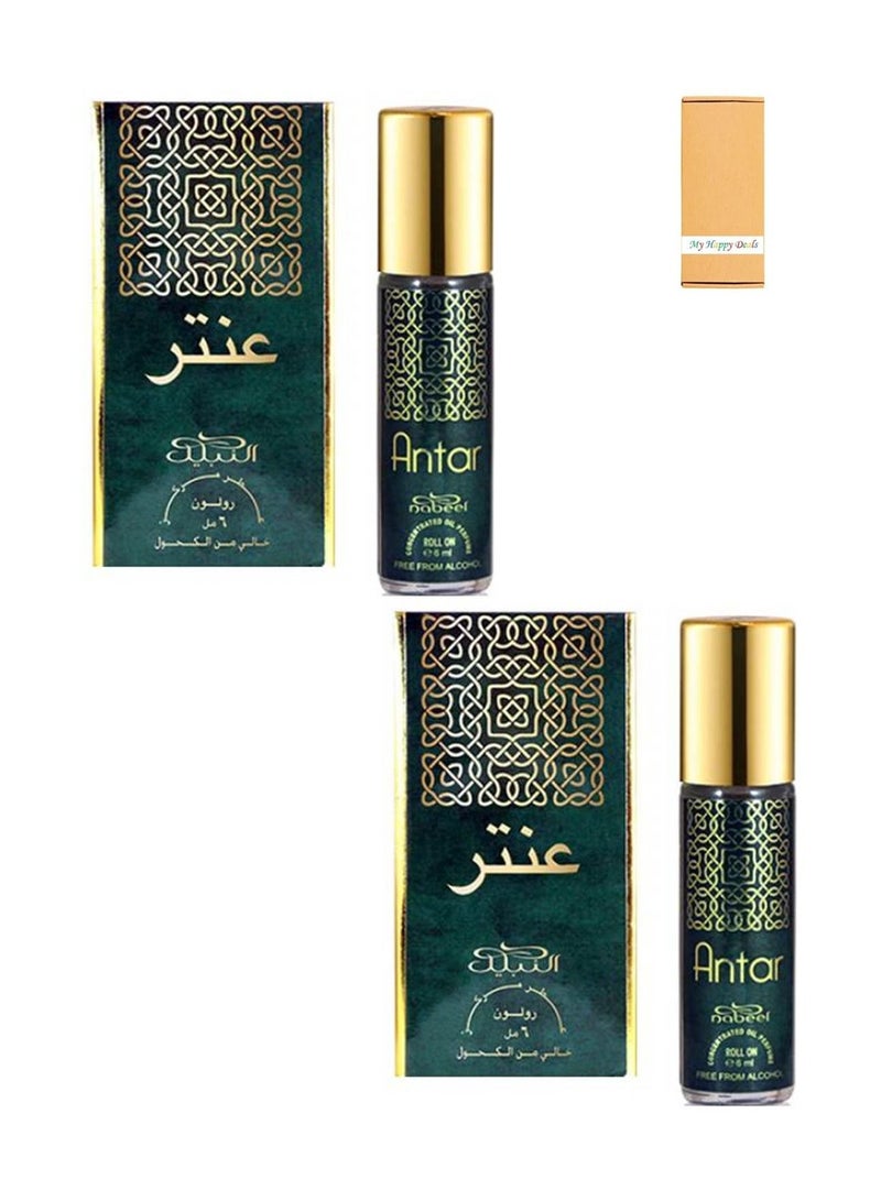 Nabeel 2 Pcs Nabeel Antar Alcohol Free Roll On Oil Perfume 6ML - Image 1