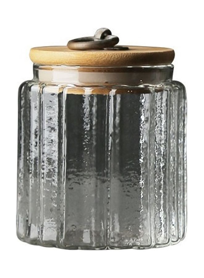 NIBEMINENT Borosilicate Glass Food Container With Lid Clear 250ml  - Image 1