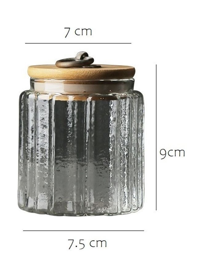 NIBEMINENT Borosilicate Glass Food Container With Lid Clear 250ml  - Image 2