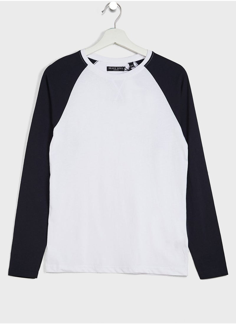 BRAVE SOUL - Boys Colorblock T-Shirt - Image 1
