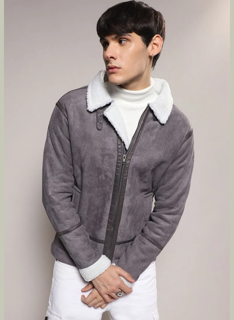 Campus Sutra Color Block Jacket