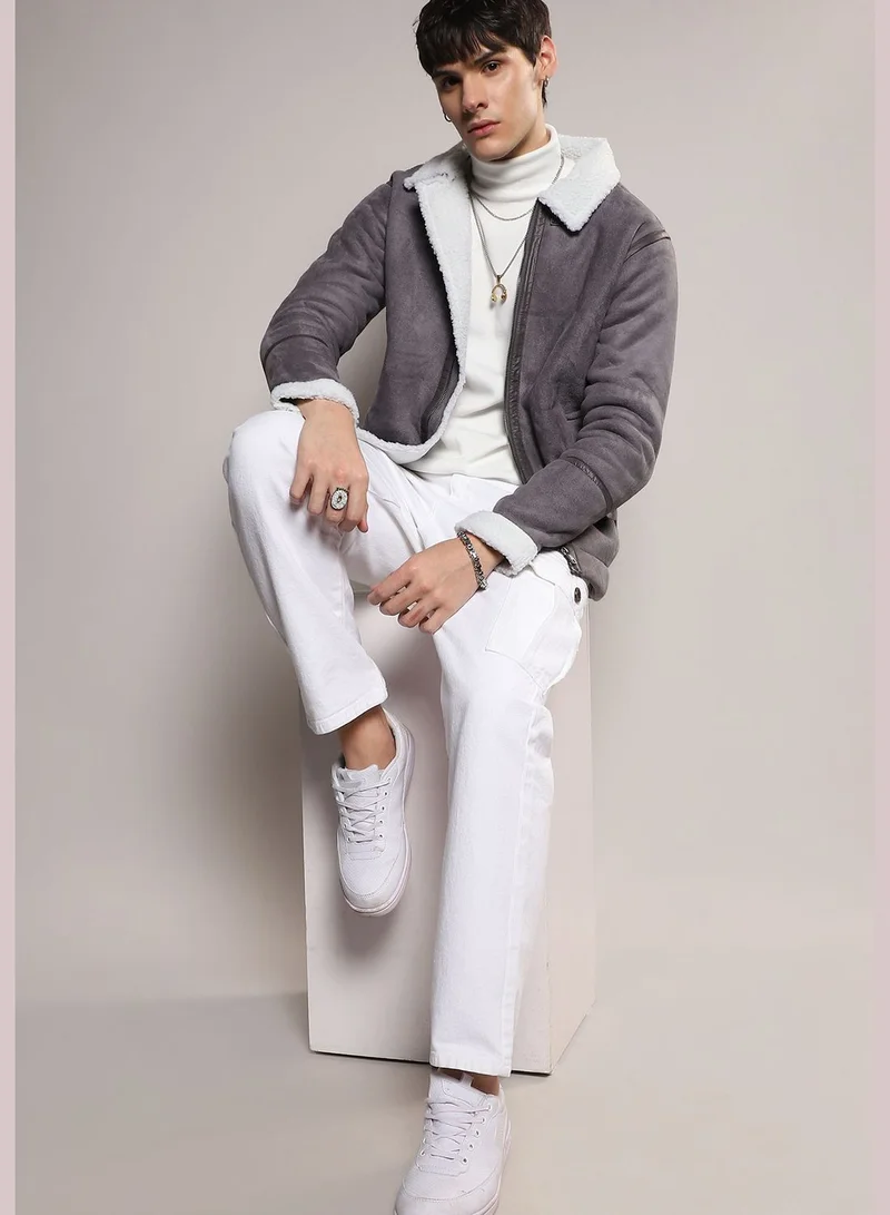 Campus Sutra Color Block Jacket