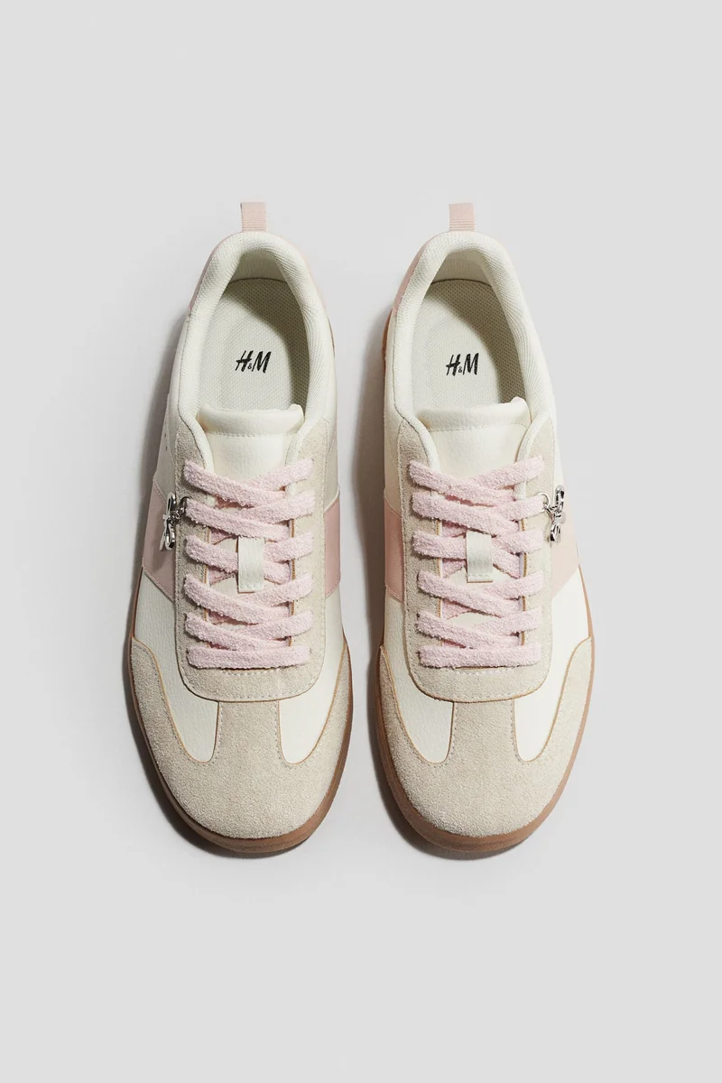 H&M Appliquéd trainers