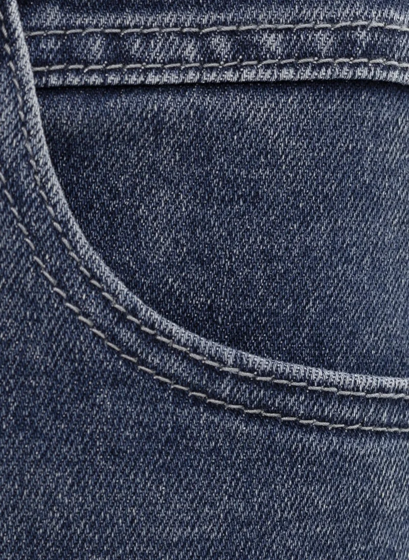 Lichi Flared denim jeans with scuffs