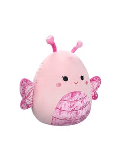 Squishmallows 12 inch Medium Plush Light Pink Velvet Butterfly with Pink Belly, Antennas, and Wings Officially Licensed Kellytoy Plush Toy Colorful Soft Gift for Kids  Washable- Multicolor  - Image 2