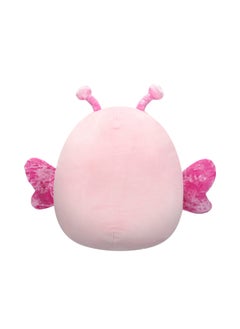 Squishmallows 12 inch Medium Plush Light Pink Velvet Butterfly with Pink Belly, Antennas, and Wings Officially Licensed Kellytoy Plush Toy Colorful Soft Gift for Kids  Washable- Multicolor  - Image 4