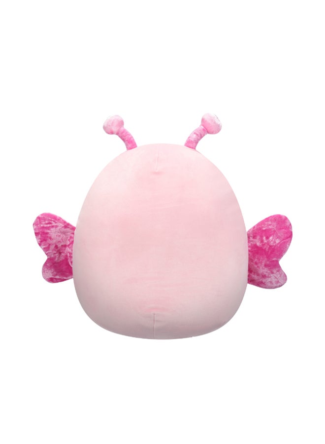 Squishmallows 12 inch Medium Plush Light Pink Velvet Butterfly with Pink Belly, Antennas, and Wings Officially Licensed Kellytoy Plush Toy Colorful Soft Gift for Kids  Washable- Multicolor - Image 4