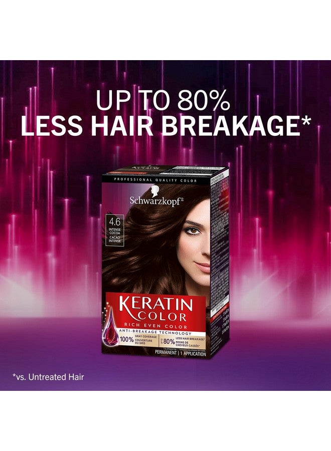 Schwarzkopf Keratin Color Permanent Hair Color Cream 4.6 Intense Cocoa - Image 5