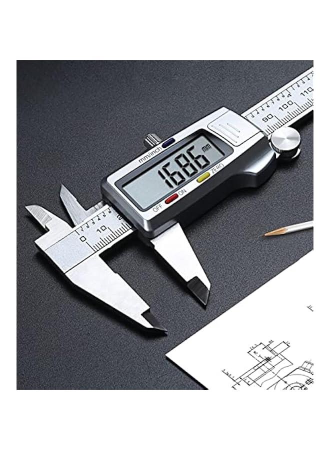 بي دبليو اس جاي اداة قياس دقيقة ار فارير مقاس 6 اش 150 ملم، قياس العمق الداخلي الخارجي، ماسة للاستخدام اليومي والاحترافي، 0.001 اش 0.02 ملم ستالس ستيل - Image 1