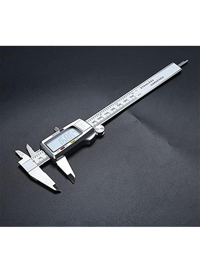 بي دبليو اس جاي اداة قياس دقيقة ار فارير مقاس 6 اش 150 ملم، قياس العمق الداخلي الخارجي، ماسة للاستخدام اليومي والاحترافي، 0.001 اش 0.02 ملم ستالس ستيل - Image 4
