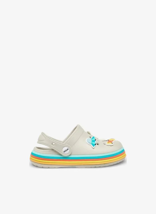 أكوا Boys Space Accent Light-Up Clogs