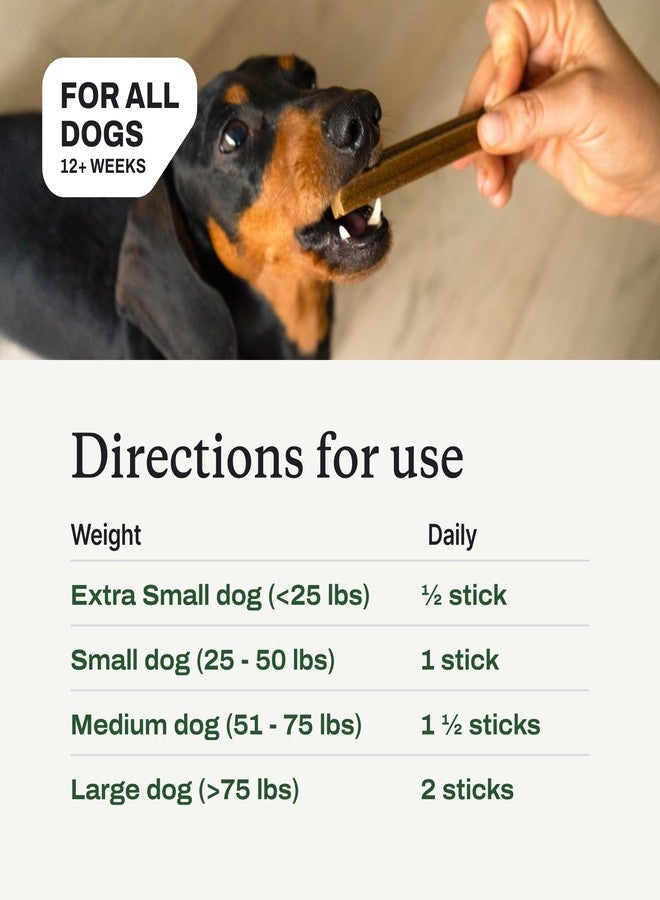 PetLab Co. Dental Sticks - Dog Dental Chews -Target Plaque & Tartar Build-Up at The Source - Designed to Maintain Your Dog’s Oral Health, Keep Breath Fresh and Provide Digestive Help (6 Sticks) - Image 5