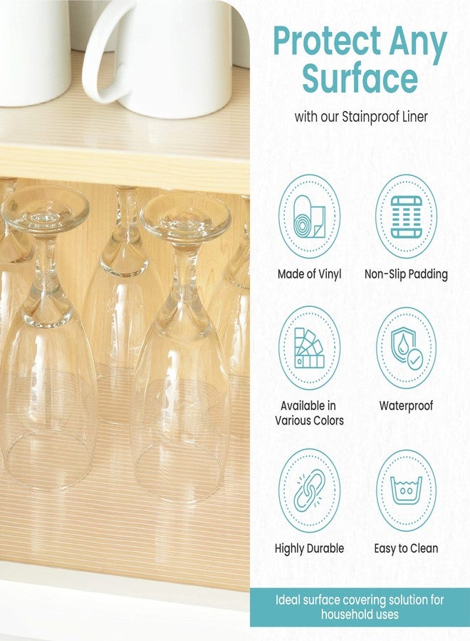 Con-Tact Brand Duraliner Shelf Liner, Non-Adhesive and Multi-Use Drawer Liner, Made of Vinyl, Waterproof Liner, 24" x 10', Clear Ribbed - Image 3