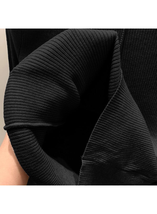 Modal Textured Round Neck French Style Waist-Cinching Slim-Fit Slimming Long Sleeve Knitted Sweater Women Early Autumn Base Layer - Image 5