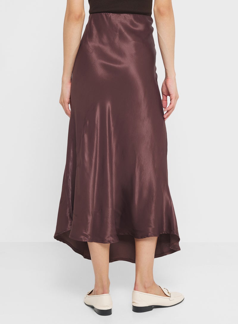 FYOR Women's Long Brown Skirt - Image 2