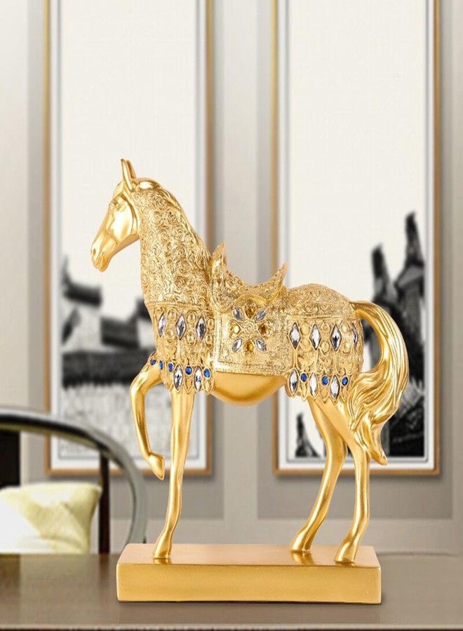 FUNSXBUG Chinese Feng Shui Horse Statue Sculpture Figurines Home Office Decoration Tabletop Decor Ornaments for Wealth and Success Good Lucky Gifts - Image 4
