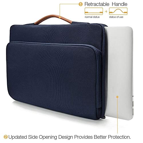 MOCA Laptop Sleeve 13.3 inch, 13-13.3 inch Laptop Sleeve with Handle Compatible with MacBook Air/Pro 13/Pro 14 M5 M4 M3 M2 M1,HP Dell ASUS Lenovo, - Image 2