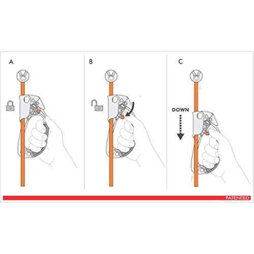 Climbing Technology Quick'Up+ Ascender, Right Hand,Orange - Image 3