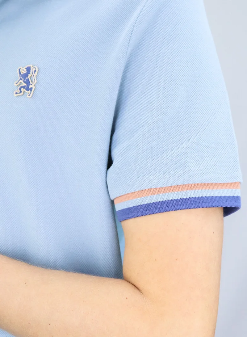جيوردانو Men's Performance Polo Blue