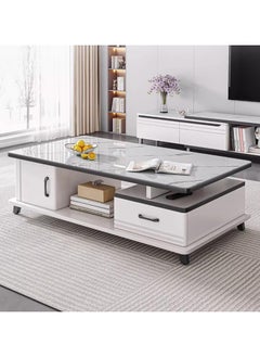 DubaiGallery TV Cabinet Coffee Table TV Cabinet Combination Expandable Light Luxury Floor Standing  - Image 1