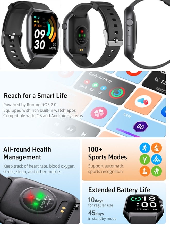 Voice Calling Smartwatch 2.03 HD Color Display Health and Fitness Tracking Smart Watch for Men Women - Image 4
