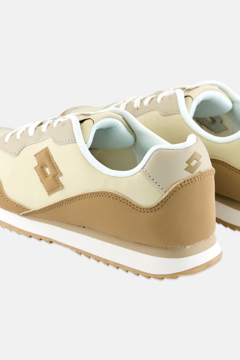 LOTTO Women Lace Up Outdoor Shoes, Beige - Image 3