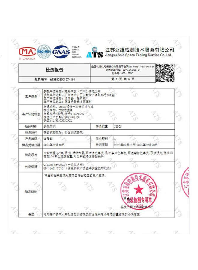 EMXEE Manxi Disposable Underwear For Pregnant Women, Postpartum Pure Cotton Panties, Women's Travel Business Trip Daily Disposable No-wash Menstrual Period Underwear, 28 Pieces - Image 1