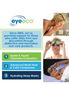 Advanced Clinicals Eye Eco Advanced Tea Tree Eyelid and Facial Cleanser - Non-Irritating Eyelash & Eyelid Cleanser, Removes Debris & Irritations - Soothing Formula Made with Tea Tree, Vitamin E, & Shea Butter - 50mL  - Image 4