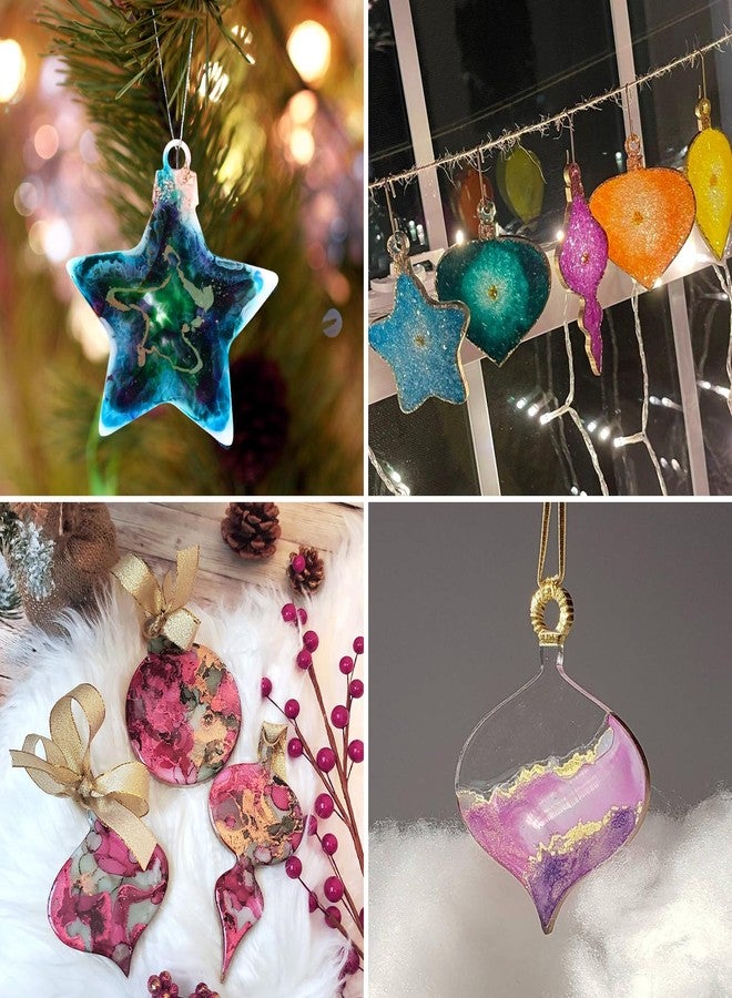Actvty Silicone Molds - 2 Pcs Christmas Ornaments & Pendant Molds for Epoxy Resin DIY Crafts & Jewelry Xmas Decor Gift - Image 5