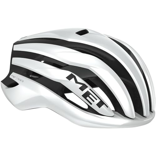 MET Trenta MIPS Helmet, White/Black Matte/Glossy, Medium - Image 5