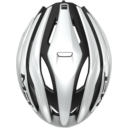 MET Trenta MIPS Helmet, White/Black Matte/Glossy, Medium - Image 4