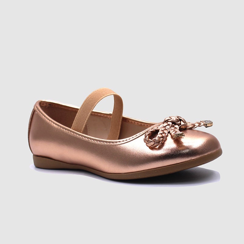 D'Daniela D' Daniela - Metallic Braided Bow Flats - Image 2