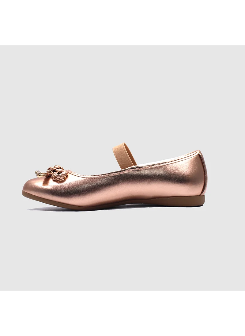D'Daniela D' Daniela - Metallic Braided Bow Flats