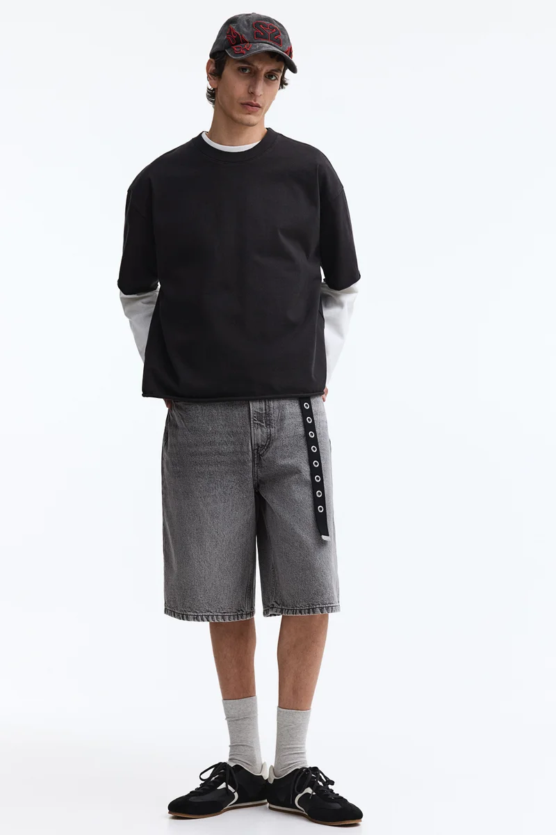 Baggy Denim shorts