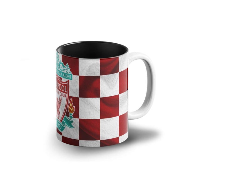 Prink Liverpool Football Club Coffee Mug with Print | YNWA Mugs | You'll Never Walk Alone Printed Coffee Mugs | Gift for Friends | 330ml, Microwave & Dishwasher Safe - Image 1