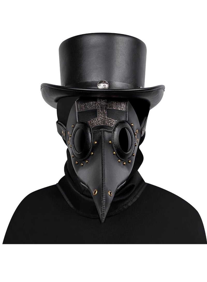 قناع الطيور الجلدية قناع Steampunk الجلدي قناع الجدة لكرات القرون الوسطى للحفلات التنكرية - Image 1
