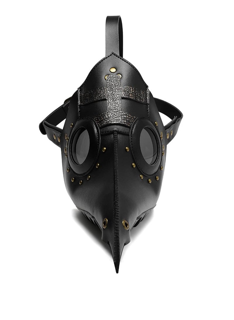 قناع الطيور الجلدية قناع Steampunk الجلدي قناع الجدة لكرات القرون الوسطى للحفلات التنكرية - Image 3
