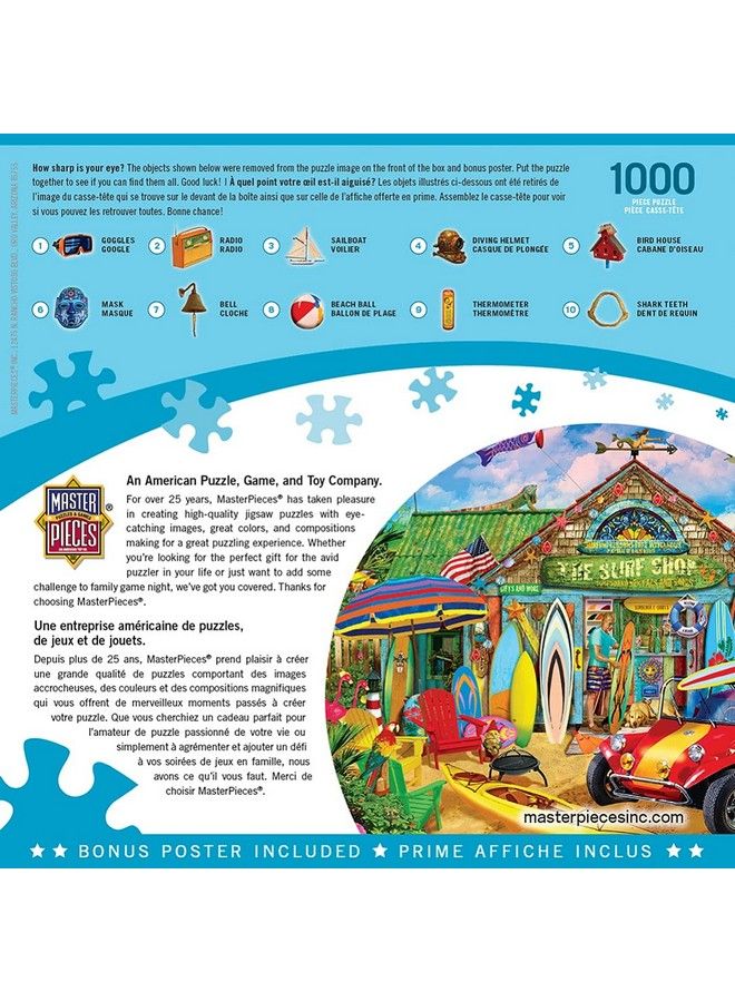 MasterPieces 1000 Piece Seek & Find Jigsaw Puzzle For Adults Family Or Kids Beach Time Fun 19.25"X26.75" - Image 3